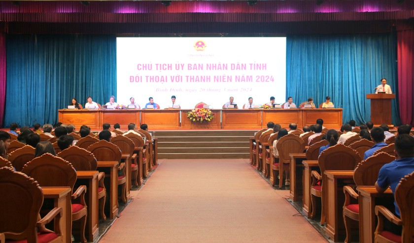 Quang cảnh buổi đối thoại.