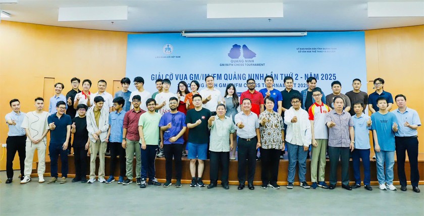 Giải Cờ vua đại kiện tướng, kiện tướng quốc tế Quảng Ninh lần thứ II, năm 2025 thu hút gần 100 vận động viên đến từ 9 quốc gia về tranh tài ở 2 bảng chuyên nghiệp và phong trào.