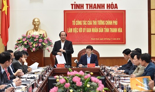 Quang cảnh buổi làm việc.