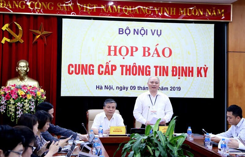 Quang cảnh buổi hop báo