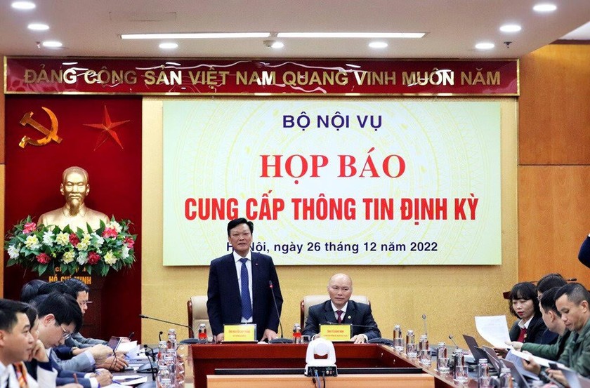 Quang cảnh buổi họp báo.