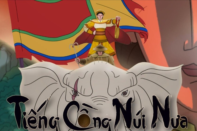 Ảnh trong phim hoạt hình &quot;Tiếng cồng núi Nưa&quot;.