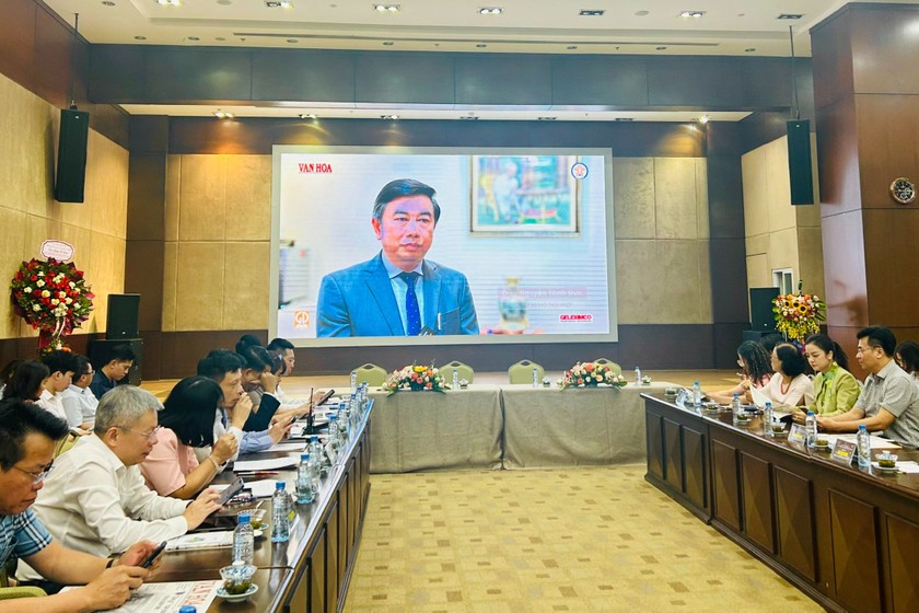 Quang cảnh hội thảo: “Báo chí đồng hành xây dựng và phát triển văn hóa doanh nghiệp trong kỷ nguyên mới” (ảnh T.Dương).