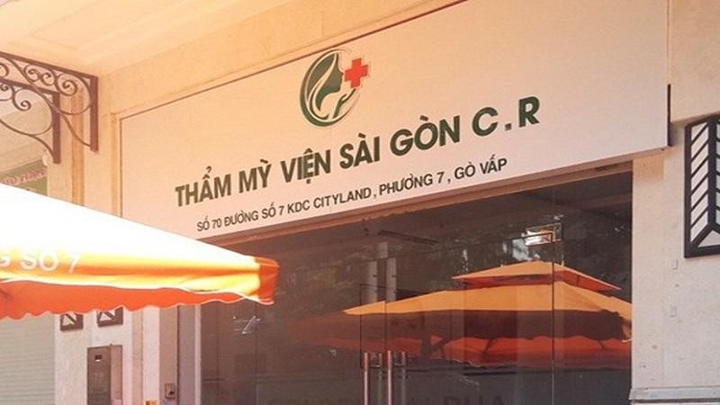 Thẩm mỹ viện Sài Gòn C.R. (Ảnh: Thanh tra Sở Y tế TPHCM).