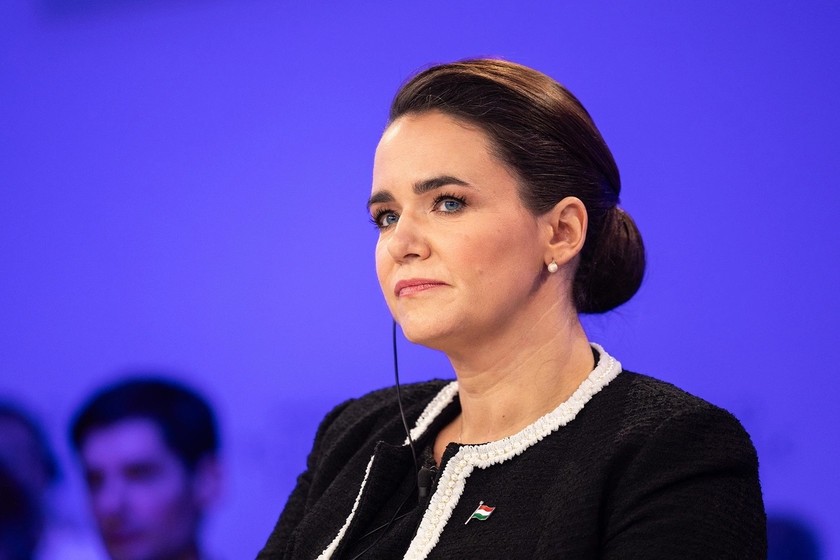 Tổng thống Hungary Katalin Novak tuyên bố từ chức vào ngày 10/2. Ảnh: Getty.
