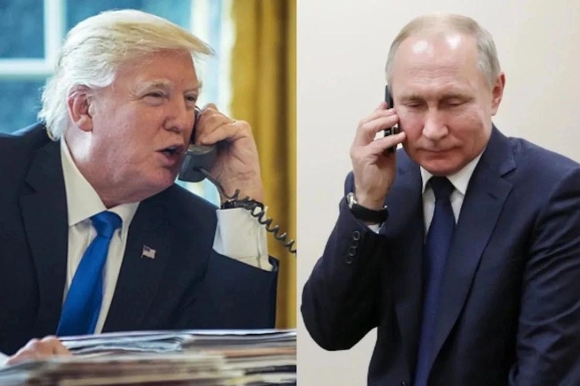 Tổng thống Mỹ Donald Trump và Tổng thống Nga Vladimir Putin.