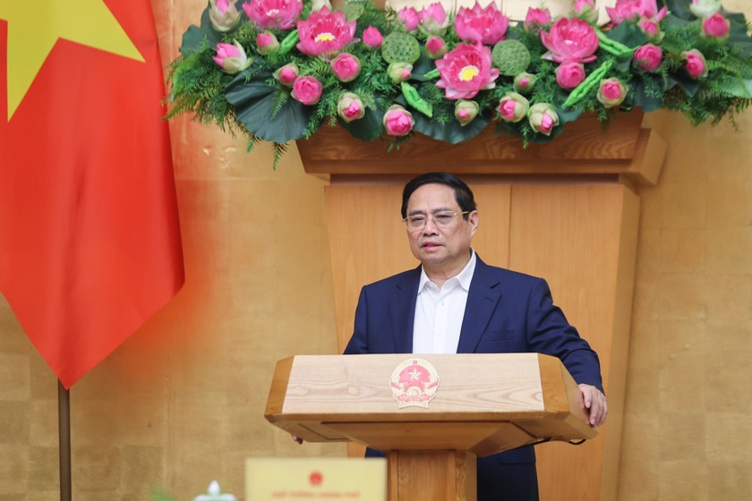 Thủ tướng Phạm Minh Chính chủ trì Phiên họp Chính phủ thường kỳ tháng 5/2025 ảnh 1