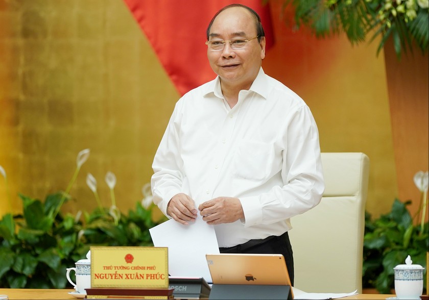 Thủ tướng Nguyễn Xuân Phúc phát biểu khai mạc phiên họp