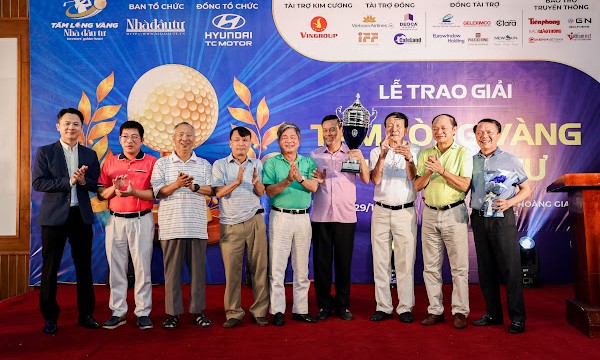 Tạp chí Nhà đầu tư tổ chức thành công giải golf từ thiện "Tấm lòng vàng Nhà đầu tư"