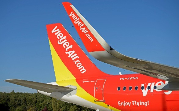 VietJetAir nhận máy bay“Sharklet” mang biểu tượng Pepsi