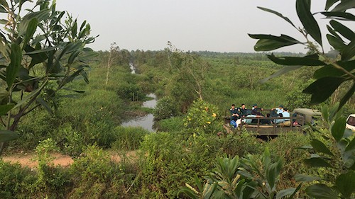 Khu vực máy bay trực thăng rơi