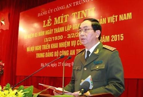 Bộ trưởng Bộ Công an Trần Đại Quang