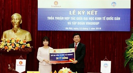 Vingroup công bố quỹ học bổng tài năng trẻ 