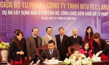 Triển khai dự án nhà ở cho cán bộ, công chức, viên chức Bộ Tư pháp