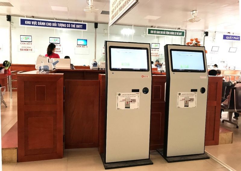 Máy tra cứu Kiosk GoodM! được sử dụng phổ biến tại các bệnh viện, cơ sở y tế 