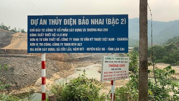 Dự án Thủy điện Bảo Nhai 2
