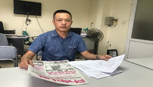 Anh Lương Văn Tòng đến Báo PLVN kêu cứu 
