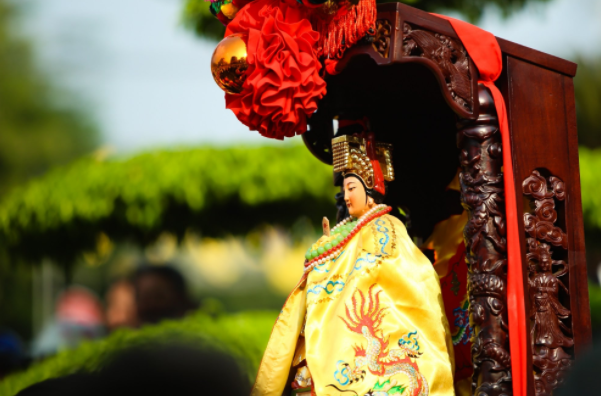 Hình ảnh Thánh mẫu Thiên Hậu. 