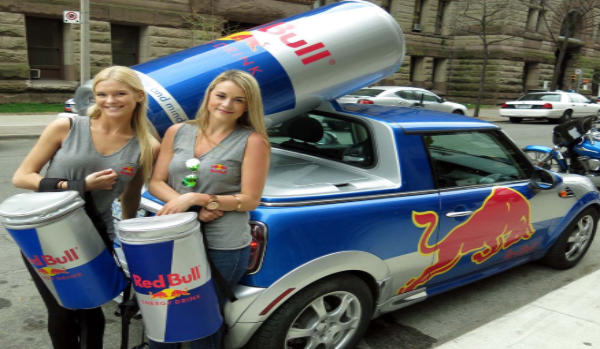 Chiến dịch quảng cáo Red Bull.