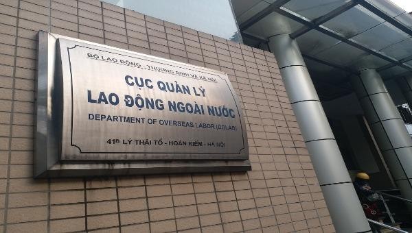 Cơ quan Cục quản lý lao động ngoài nước vướng hiều sai phạm trong trong lĩnh vực đưa người lao động Việt Nam đi làm việc ở nước ngoài.