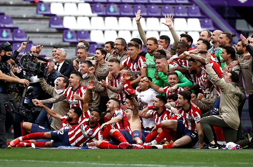 Atletico Madrid lên ngôi đầy thuyết  phục.