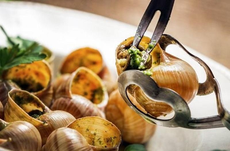 Món đặc sản từ ốc sên Escargot.