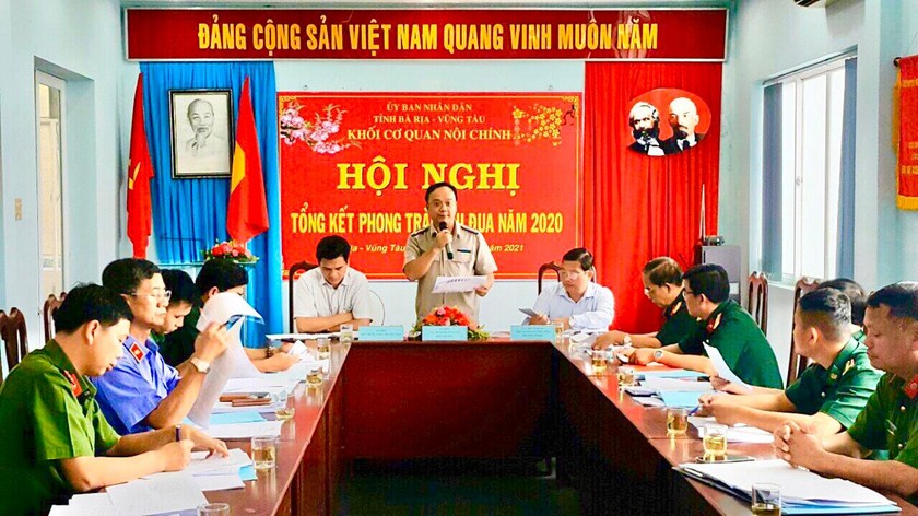 Cục THADS tỉnh Bà Rịa – Vũng Tàu lập thành thích thi đua chào mừng kỷ niệm 75 năm Ngày Truyền thống Thi hành án dân sự.