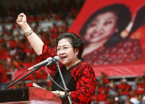 Nữ Tổng thống Diah Permata Megawati Setiawati Sukarnoputri. 