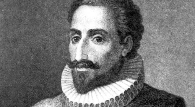 Nhà văn Miguel De Cervantes.