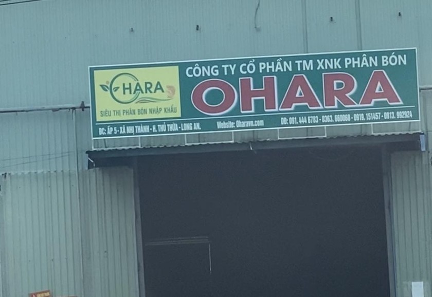 Trụ sở Công ty Cổ phần TM XNK Ohara. 