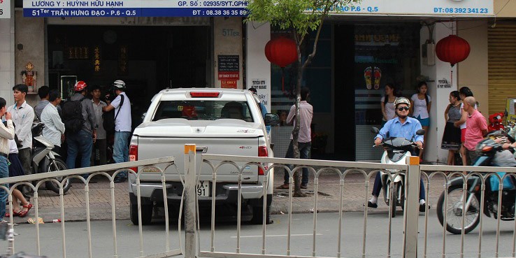 Hiện trường vụ tai nạn