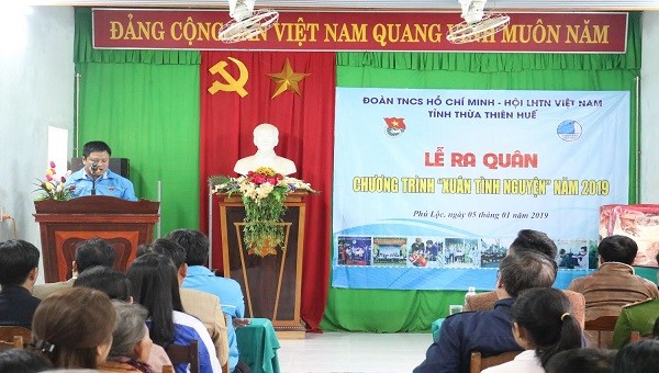 Lễ ra quân chương trình “Xuân tình nguyện” năm 2019.