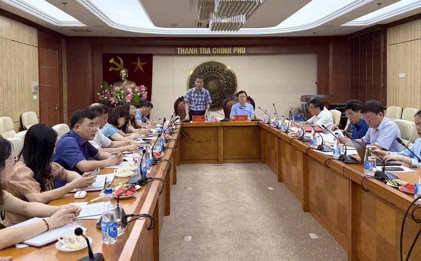 Toàn cảnh buổi làm việc. Ảnh: TH