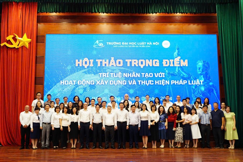 Hội thảo trọng điểm trí tuệ nhân tạo với hoạt động xây dựng và thực hiện pháp luật.