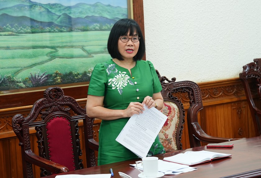 Thứ trưởng Đặng Hoàng Oanh kỳ vọng vào việc phát huy hơn nữa hiệu quả của Hệ thống ứng dụng công nghệ thông tin trong tiếp nhận, phản ánh, kiến nghị đối với VBQPPL.