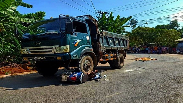 Hiện trường vụ tai nạn (Ảnh: CTV)