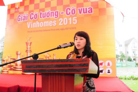 Hàng trăm kỳ thủ tranh tài sôi nổi tại “Giải Cờ tướng – Cờ vua Vinhomes 2015”