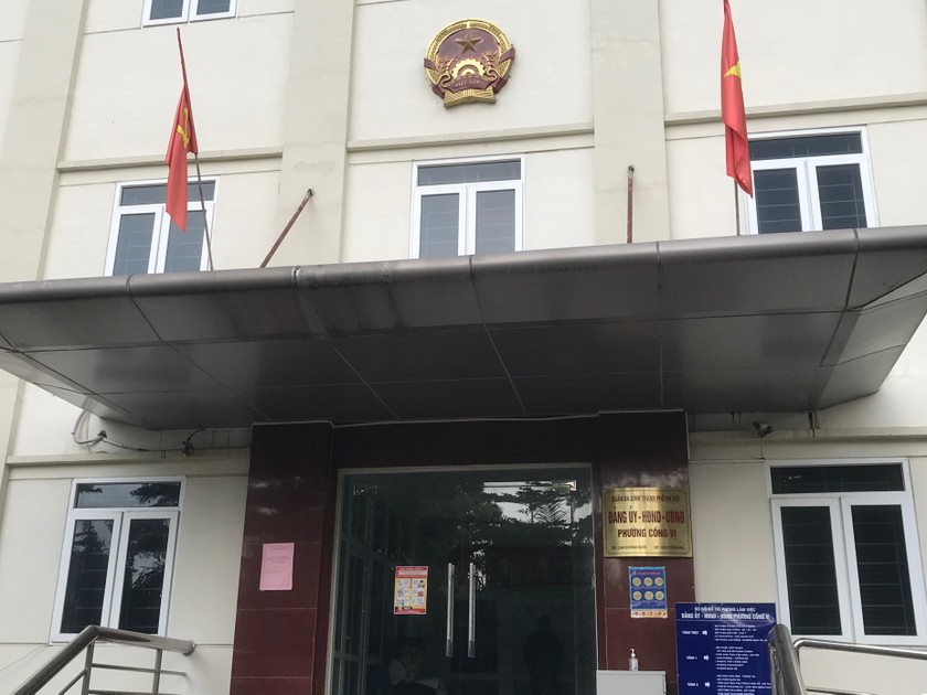 Trụ sở UBND phường Cống Vị
