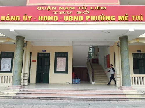 Trụ sở UBND phường Mễ Trì