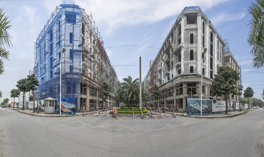 Shophouse Him Lam Vạn Phúc là dự án gần hoàn thiện mới mở bán.


