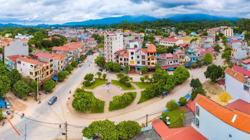 Một góc huyện Lộc Bình, tỉnh Lạng Sơn.