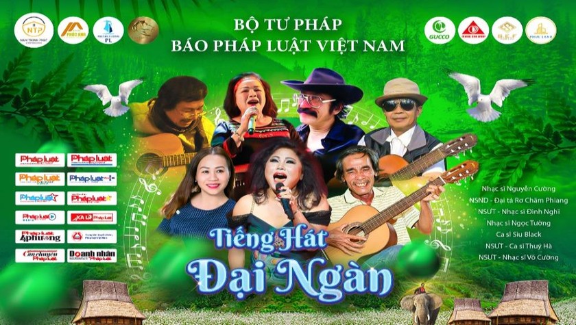 Đông đảo nghệ sĩ tên tuổi tham gia làm Ban giám khảo Liên hoan “Tiếng hát Đại ngàn” toàn quốc lần thứ Nhất. 