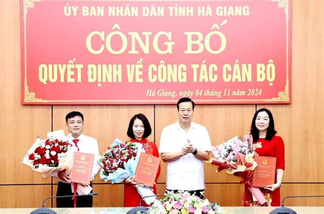 Hà Giang bổ nhiệm hàng loạt lãnh đạo các sở, ngành