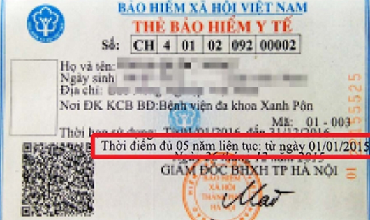 Khám trái tuyến có được quyền lợi tham gia BHYT 5 năm liên tục?