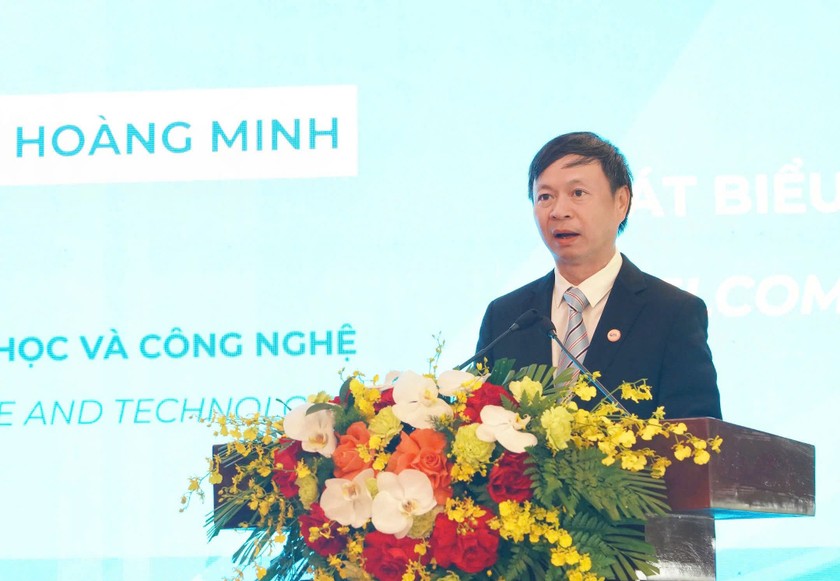 Ông Hoàng Minh- Thứ trưởng Bộ Khoa học và Công nghệ. Ảnh MOST