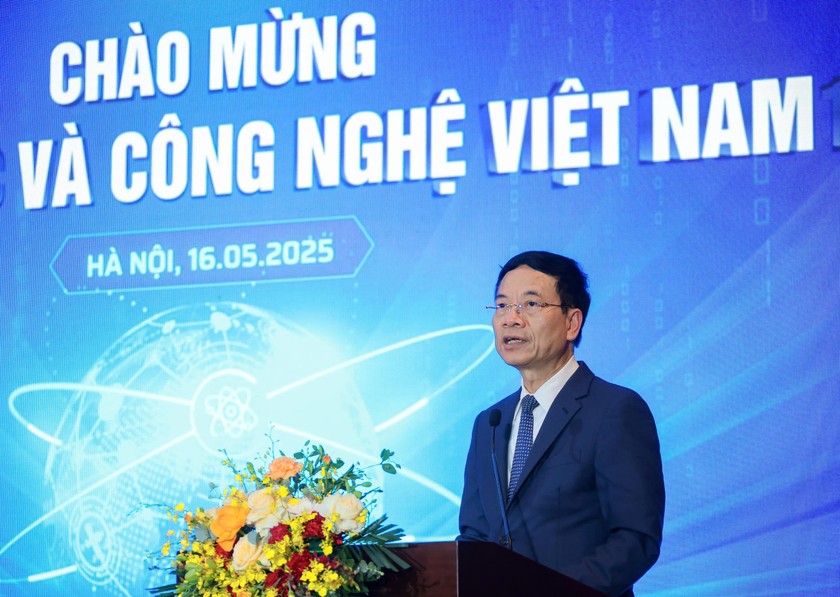 Bộ trưởng Bộ KH&CN Nguyễn Mạnh Hùng (Ảnh: Bộ KH&CN)