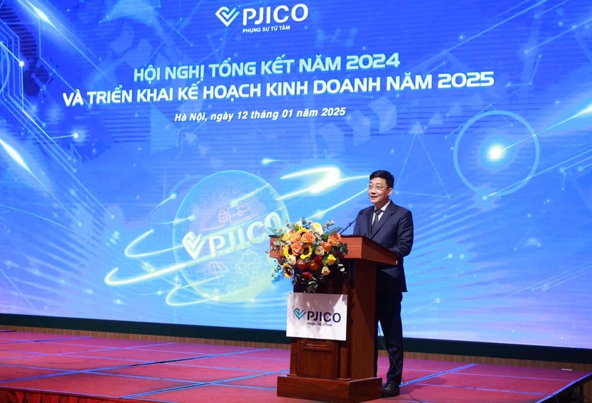 Ông Phạm Thanh Hải - Chủ tịch Hội đồng Quản trị nhấn mạnh, năm 2025, Tổng Công ty thực hiện các mục tiêu tăng trưởng bền vững chào mừng kỷ niệm 30 năm thành lập.