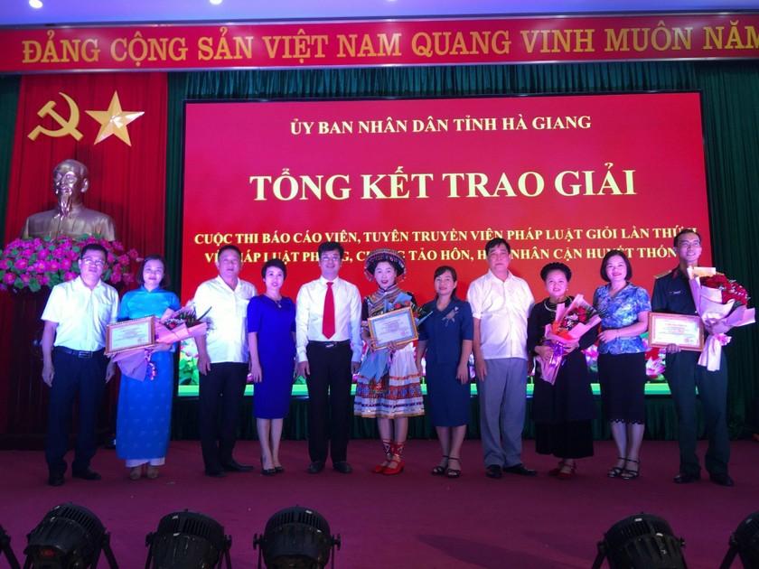 Hà Giang: 36 thí sinh tham dự Cuộc thi Báo cáo viên pháp luật, tuyên truyền viên pháp luật giỏi 