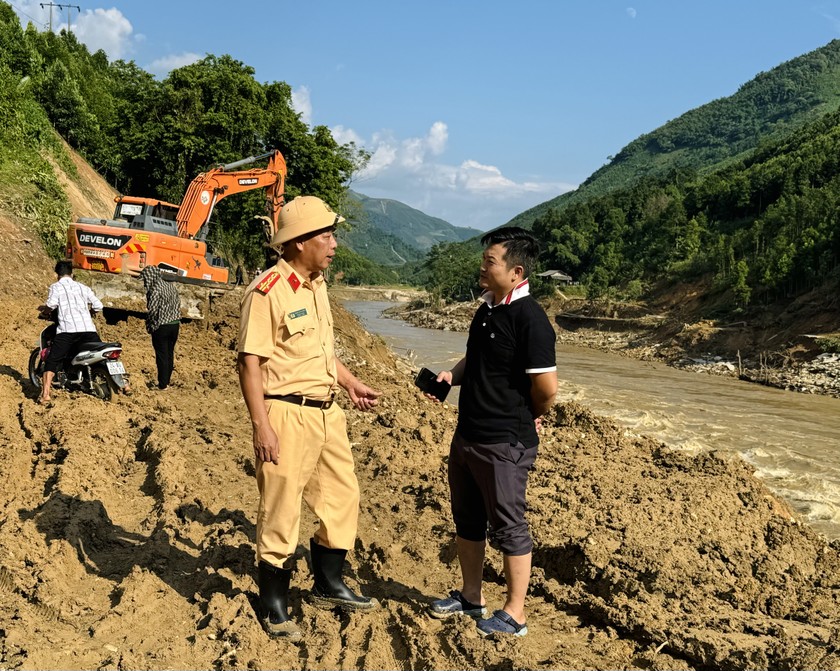 Hình ảnh sự tàn phá khốc liệt do mưa lũ gây ra trên địa bàn huyện Bắc Hà