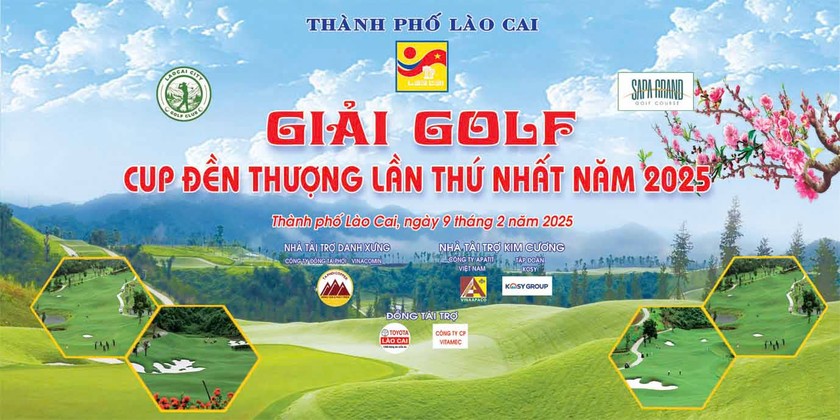 Lào Cai lần đầu tiên tổ chức Giải Golf lễ hội Đền Thượng